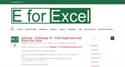 Desktop Screenshot of eforexcel.com